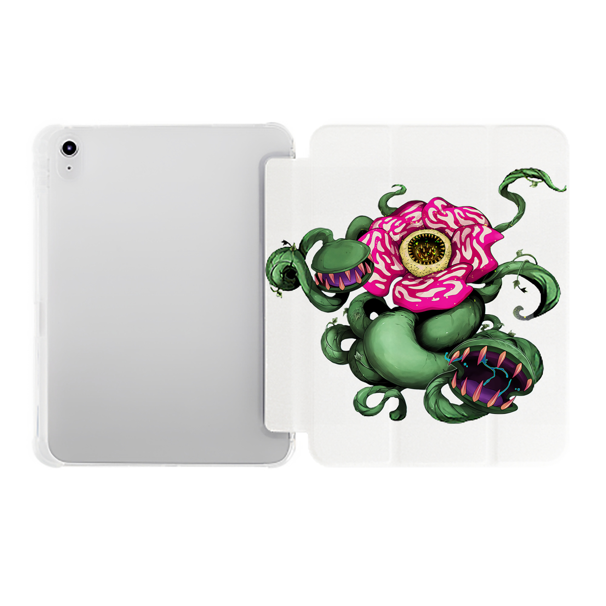 （画像用） 遊☆戯☆王 Yu-Gi-Oh! IPad ケース ペン収納付き 三つ折りスタンド PUレザー×シリコン 対応機種9.5/10.5/10.9インチ